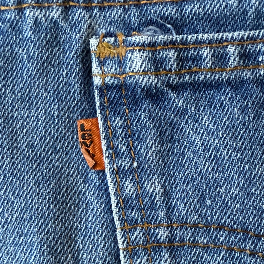 Levi’s 317 Relaxed Jeans 34×30 – Orange Tab Made in USA Vintage - Picture 6 of 16